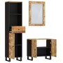 3-piece bathroom furniture set solid mango wood by vidaXL, Bathroom furniture - Ref: Foro24-3200637, Price: 290,46 €, Discoun...