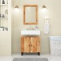 2-piece bathroom furniture set solid acacia wood by vidaXL, Bathroom furniture - Ref: Foro24-3200634, Price: 171,47 €, Discou...