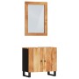 Conjunto de muebles de baño 2 piezas madera maciza de acacia de vidaXL, Muebles de baño - Ref: Foro24-3200634, Precio: 171,47...