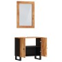 Conjunto de muebles de baño 2 piezas madera maciza de acacia de vidaXL, Muebles de baño - Ref: Foro24-3200634, Precio: 168,03...