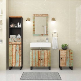 Bathroom furniture set 4 pieces solid recycled wood by vidaXL, Bathroom furniture - Ref: Foro24-3200643, Price: 350,91 €, Dis...