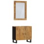 Conjunto de muebles de baño 2 piezas madera maciza de mango de vidaXL, Muebles de baño - Ref: Foro24-3200636, Precio: 157,97 ...