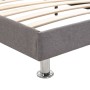 Light gray fabric bed frame 90x200 cm by vidaXL, Beds and slatted bases - Ref: Foro24-280537, Price: 164,39 €, Discount: %