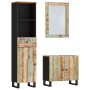 Bathroom furniture set 3 pieces solid recycled wood by vidaXL, Bathroom furniture - Ref: Foro24-3200639, Price: 286,90 €, Dis...