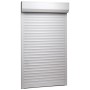 Weißes Aluminiumrollo 110x220 cm von vidaXL, Fensterläden - Ref: Foro24-144971, Preis: 287,41 €, Rabatt: %