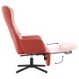 Sillón de relax con reposapiés terciopelo rosa de vidaXL, Sillones - Ref: Foro24-3097499, Precio: 115,07 €, Descuento: %