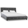 Estructura de cama cuero sintético gris 120x200 cm de vidaXL, Camas y somieres - Ref: Foro24-280323, Precio: 161,34 €, Descue...