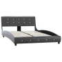 Estructura de cama cuero sintético gris 120x200 cm de vidaXL, Camas y somieres - Ref: Foro24-280323, Precio: 161,99 €, Descue...