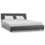 Estructura de cama de cuero sintético gris 140x200 cm de vidaXL, Camas y somieres - Ref: Foro24-280324, Precio: 192,21 €, Des...