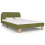 Estructura de cama de tela verde 120x200 cm de vidaXL, Camas y somieres - Ref: Foro24-280882, Precio: 207,45 €, Descuento: %