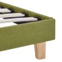 Green fabric bed frame 120x200 cm by vidaXL, Beds and slatted bases - Ref: Foro24-280882, Price: 207,45 €, Discount: %