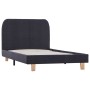 Estructura de cama de tela gris oscuro 90x200 cm de vidaXL, Camas y somieres - Ref: Foro24-280866, Precio: 119,16 €, Descuent...