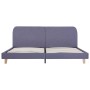 Estructura de cama de tela gris claro 160x200 cm de vidaXL, Camas y somieres - Ref: Foro24-280874, Precio: 176,99 €, Descuent...