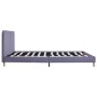 Estructura de cama de tela gris claro 160x200 cm de vidaXL, Camas y somieres - Ref: Foro24-280874, Precio: 176,99 €, Descuent...