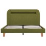 Estructura de cama con LED tela verde 120x200 cm de vidaXL, Camas y somieres - Ref: Foro24-280907, Precio: 184,99 €, Descuent...