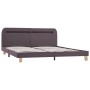 Estructura de cama con LED tela gris topo 180x200 cm de vidaXL, Camas y somieres - Ref: Foro24-280915, Precio: 174,99 €, Desc...