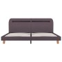 Estructura de cama con LED tela gris topo 180x200 cm de vidaXL, Camas y somieres - Ref: Foro24-280915, Precio: 174,99 €, Desc...