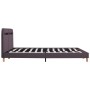 Estructura de cama con LED tela gris topo 180x200 cm de vidaXL, Camas y somieres - Ref: Foro24-280915, Precio: 174,99 €, Desc...