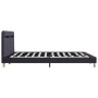 Estructura de cama con LED tela gris oscuro 180x200 cm de vidaXL, Camas y somieres - Ref: Foro24-280895, Precio: 174,57 €, De...