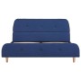 Estructura de cama de tela azul 140x200 cm de vidaXL, Camas y somieres - Ref: Foro24-280928, Precio: 180,93 €, Descuento: %