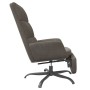 Sillón de relax con reposapiés terciopelo gris oscuro de vidaXL, Sillones - Ref: Foro24-3097909, Precio: 119,61 €, Descuento: %