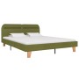 Bed frame with LED green fabric 180x200 cm by vidaXL, Beds and slatted bases - Ref: Foro24-280910, Price: 174,72 €, Discount: %