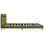 Bed frame with LED green fabric 180x200 cm by vidaXL, Beds and slatted bases - Ref: Foro24-280910, Price: 174,72 €, Discount: %