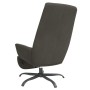 Sillón de relax con reposapiés terciopelo gris oscuro de vidaXL, Sillones - Ref: Foro24-3097909, Precio: 119,61 €, Descuento: %