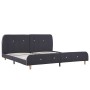 Dark gray fabric bed frame 160x200 cm by vidaXL, Beds and slatted bases - Ref: Foro24-280919, Price: 157,99 €, Discount: %