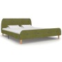 Green fabric bed frame 180x200 cm by vidaXL, Beds and slatted bases - Ref: Foro24-280935, Price: 242,58 €, Discount: %