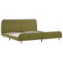 Green fabric bed frame 180x200 cm by vidaXL, Beds and slatted bases - Ref: Foro24-280935, Price: 242,58 €, Discount: %