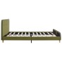 Green fabric bed frame 180x200 cm by vidaXL, Beds and slatted bases - Ref: Foro24-280935, Price: 242,58 €, Discount: %