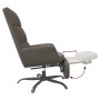 Relaxation armchair with dark gray velvet footrest by vidaXL, Armchairs - Ref: Foro24-3097909, Price: 119,99 €, Discount: %