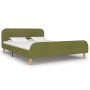 Green fabric bed frame 140x200 cm by vidaXL, Beds and slatted bases - Ref: Foro24-280933, Price: 180,93 €, Discount: %