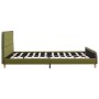 Green fabric bed frame 140x200 cm by vidaXL, Beds and slatted bases - Ref: Foro24-280933, Price: 180,93 €, Discount: %