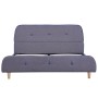 Estructura de cama de tela gris claro 140x200 cm de vidaXL, Camas y somieres - Ref: Foro24-280923, Precio: 147,77 €, Descuent...