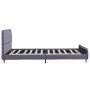 Estructura de cama de tela gris claro 140x200 cm de vidaXL, Camas y somieres - Ref: Foro24-280923, Precio: 147,77 €, Descuent...