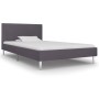 Estructura de cama de tela gris 90x200 cm de vidaXL, Camas y somieres - Ref: Foro24-280946, Precio: 119,99 €, Descuento: %