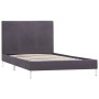 Estructura de cama de tela gris 90x200 cm de vidaXL, Camas y somieres - Ref: Foro24-280946, Precio: 119,99 €, Descuento: %