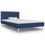 Estructura de cama de tela azul 90x200 cm de vidaXL, Camas y somieres - Ref: Foro24-280951, Precio: 97,72 €, Descuento: %