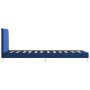 Blue fabric bed frame 90x200 cm by vidaXL, Beds and slatted bases - Ref: Foro24-280951, Price: 97,99 €, Discount: %