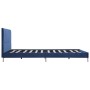 Blue fabric bed frame 140x200 cm by vidaXL, Beds and slatted bases - Ref: Foro24-280953, Price: 216,24 €, Discount: %