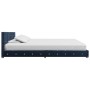 Blue velvet bed frame 160x200 cm by vidaXL, Beds and slatted bases - Ref: Foro24-280395, Price: 243,99 €, Discount: %