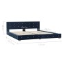 Blue velvet bed frame 160x200 cm by vidaXL, Beds and slatted bases - Ref: Foro24-280395, Price: 243,99 €, Discount: %