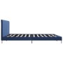 Estructura de cama de tela azul 180x200 cm de vidaXL, Camas y somieres - Ref: Foro24-280955, Precio: 158,38 €, Descuento: %