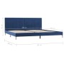 Blue fabric bed frame 180x200 cm by vidaXL, Beds and slatted bases - Ref: Foro24-280955, Price: 158,99 €, Discount: %