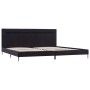 Estructura de cama con LED tela negro 180x200 cm de vidaXL, Camas y somieres - Ref: Foro24-280965, Precio: 254,56 €, Descuent...