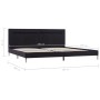 Estructura de cama con LED tela negro 180x200 cm de vidaXL, Camas y somieres - Ref: Foro24-280965, Precio: 254,56 €, Descuent...