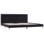 Estructura de cama con LED tela negro 160x200 cm de vidaXL, Camas y somieres - Ref: Foro24-280964, Precio: 239,99 €, Descuent...