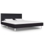 Bed frame with LED black fabric 140x200 cm by vidaXL, Beds and slatted bases - Ref: Foro24-280963, Price: 225,99 €, Discount: %